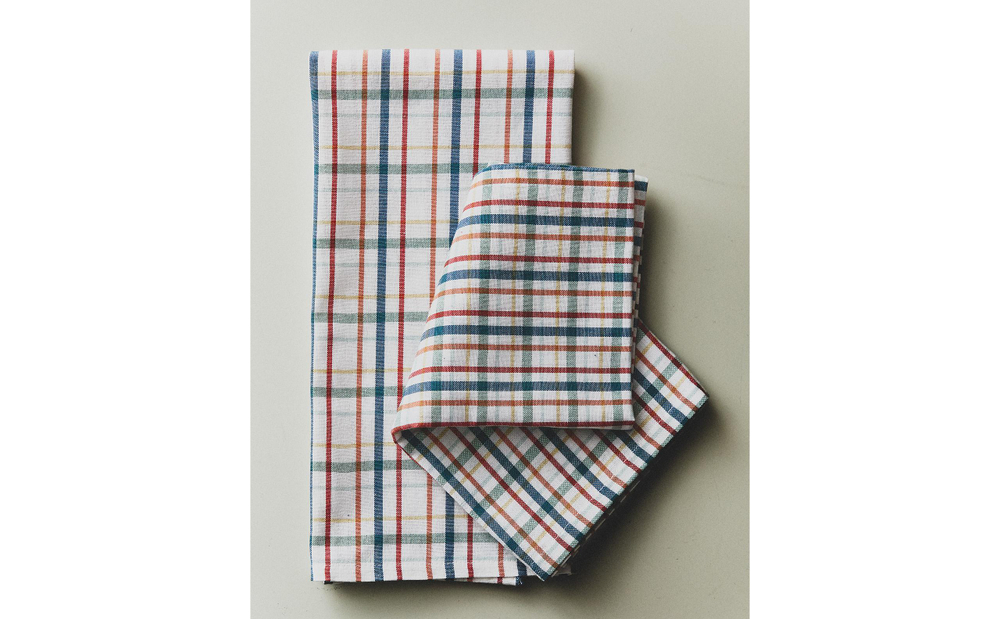 Zara Home кухонное полотенце из хлопка, узор в полоску, 70 50 см (комплект 2 шт.) · 9230/026