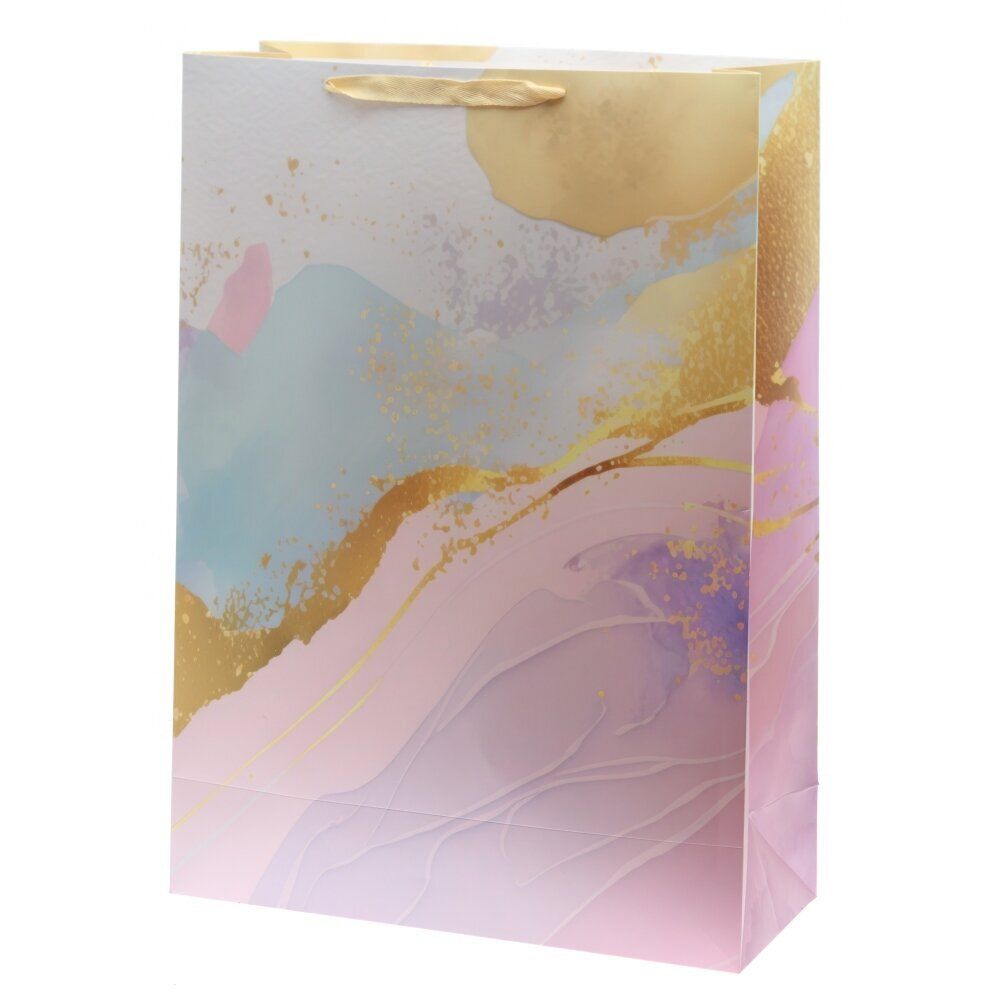 GAEM Пакет подарочный XXL (бумага 230г/м2, блок микс12шт), L50 W20 H70 см, 4в.