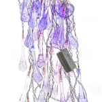 Электрогирлянда LED Бахрома цветная Сосульки 54 ламп, 2,5м, 1 р.м, прозрач.провод