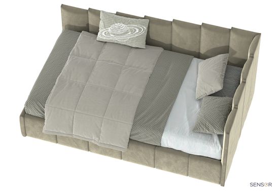 Кровать угловая Денди kids - спинка лесенка