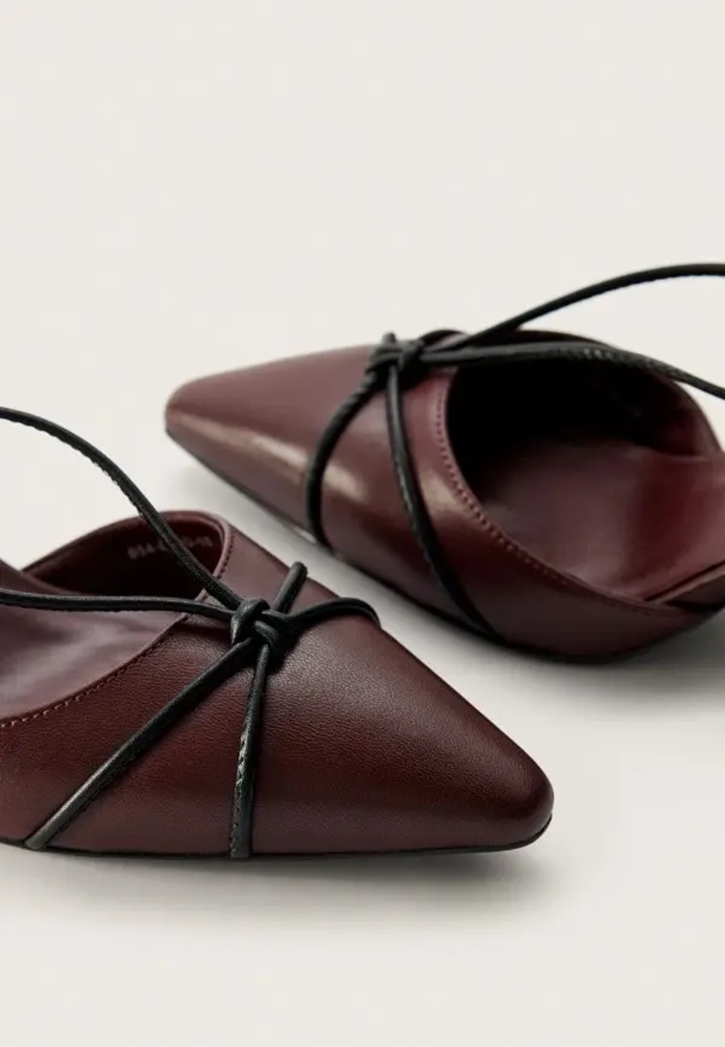 Туфли Grate x Choux, бордовые