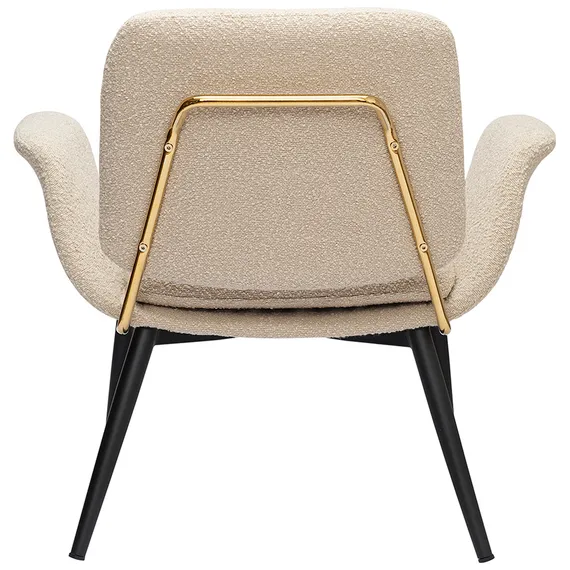 Кресло Hilde, серо-бежевое букле