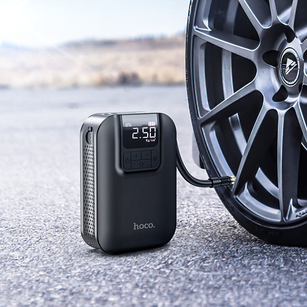 Насос HOCO S53 Breeze portable smart air pump
