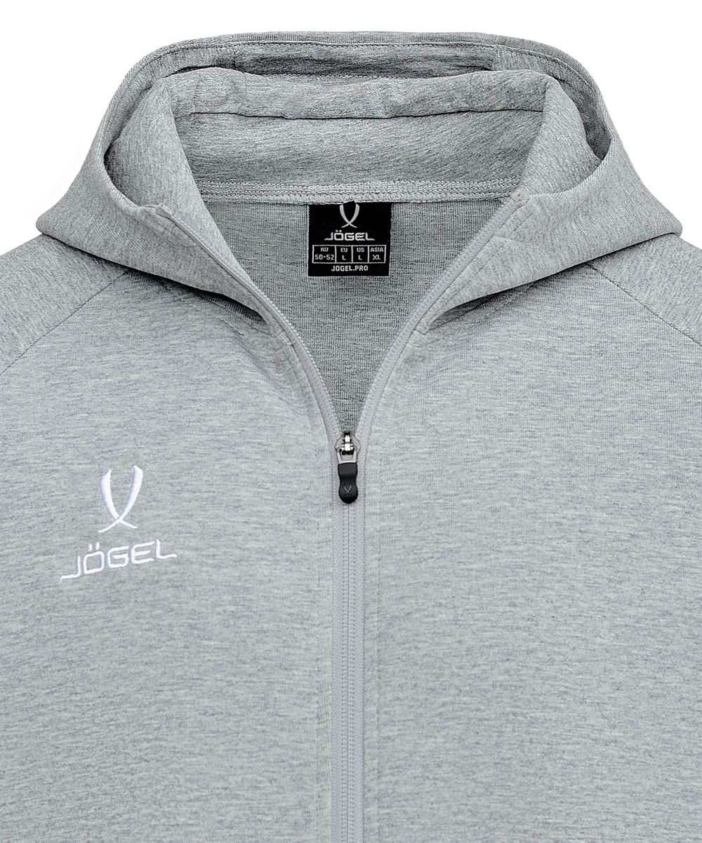 Олимпийка с капюшоном ESSENTIAL Athlete Jacket, серый меланж