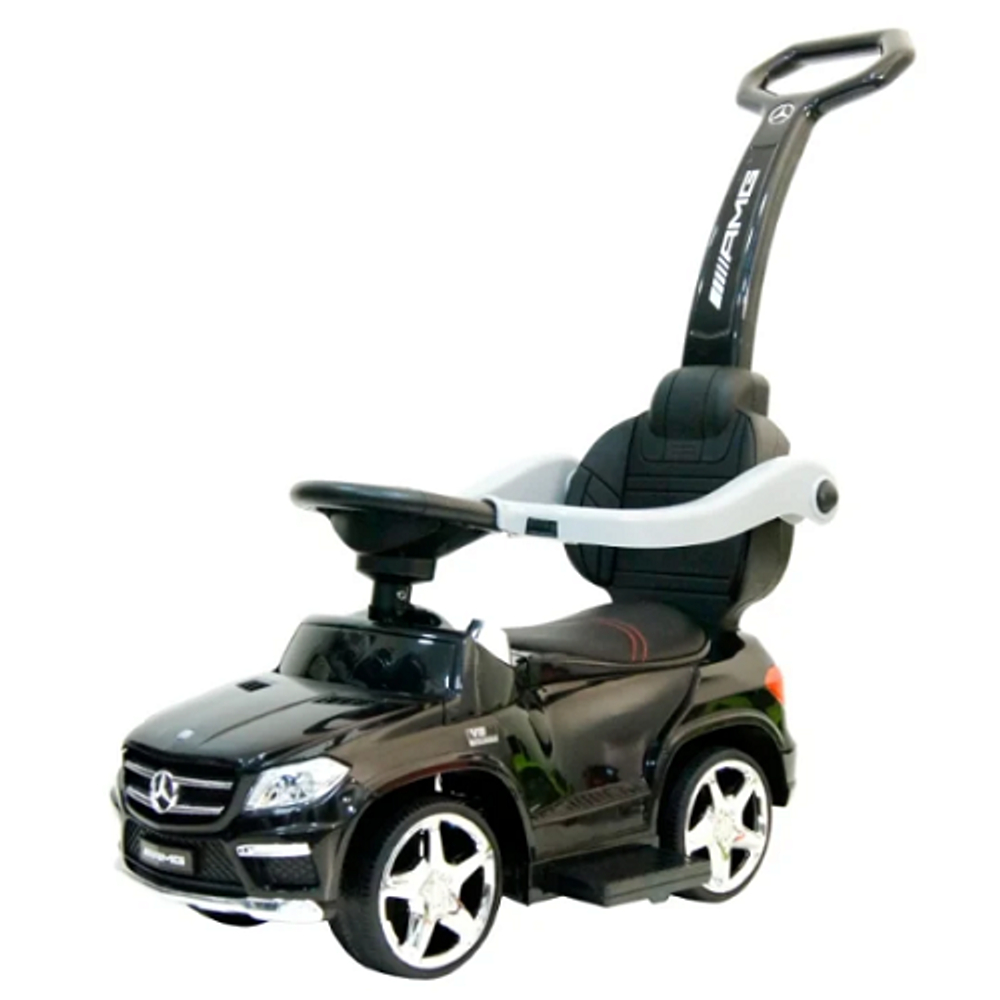 Каталка-машинка толокар Mercedes-Benz GL63 A888AA-M черная RiverToys