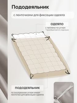 Комплект постельного белья на резинке Однотонный Сатин Элитный «Серый жемчуг»