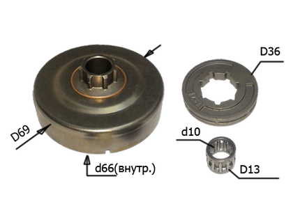 Чашка привода для ШТИЛЬ 180 со съёмным венцом 3/8-7, серия Ultra Pro