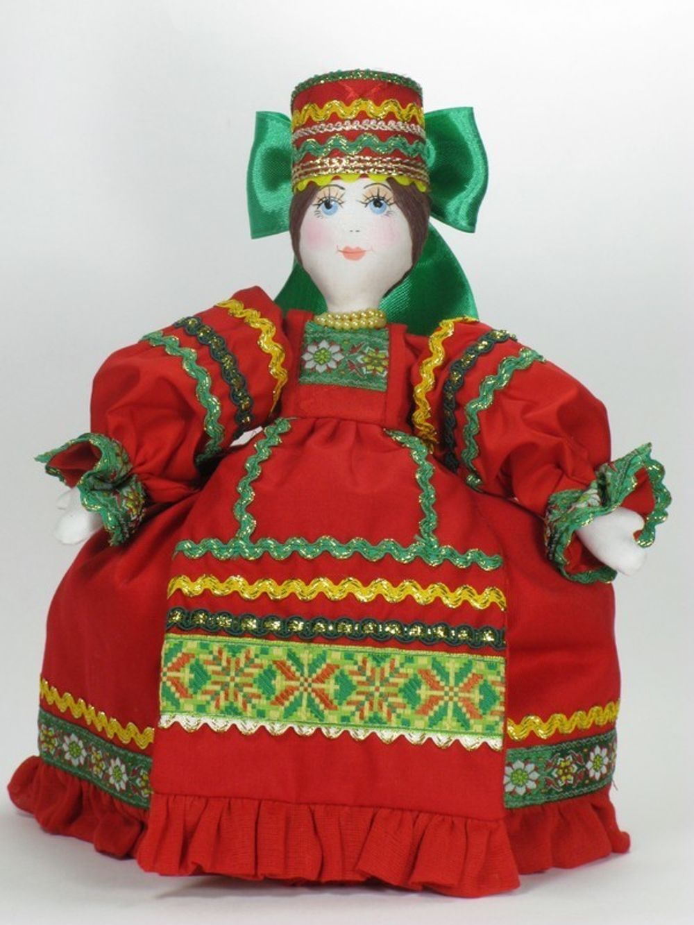 Текстильная Кукла-Грелка на чайник