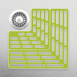 Подложка для раковины универсальная SinkSaver™ серая-белая, Joseph Joseph