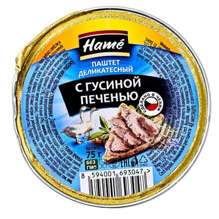 Паштет Hame с гусиной печенью 75 гр