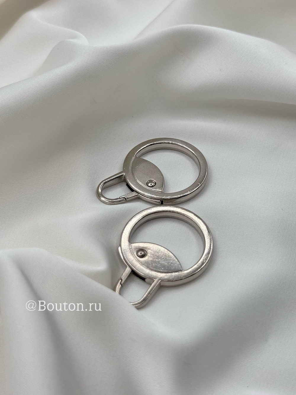 Пуллер-карабин металлический серебристый