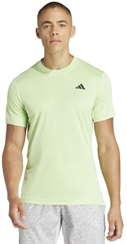 Мужская теннисная футболка Adidas Tennis Freelift T-Shirt - зеленый