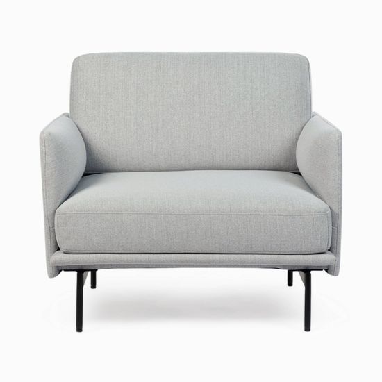 Кресло Bebe цвет серый