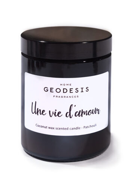 Свеча ароматическая Une Vie D'Amour Geodesis Черный