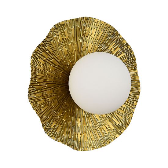 SLE1196-301-01 Светильник настенный Латунь/Белый G9 1*5W 4000K LOREA