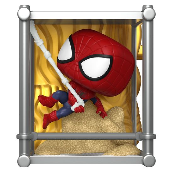 Фигурка Funko POP! Deluxe Bobble Marvel Spider Man No Way Home Battle Amazing S-M (Exc)(1186) 68389 / Фигурка Фанко ПОП! по мотивам фильма "Человек-паук: Нет пути домой", Человек-паук