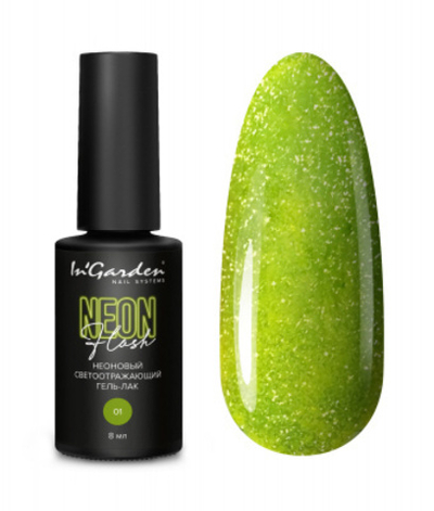 Гель-лак FLASH NEON №001, 8 мл