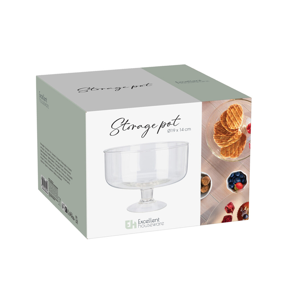 Блюдо на ножке 19*14 см