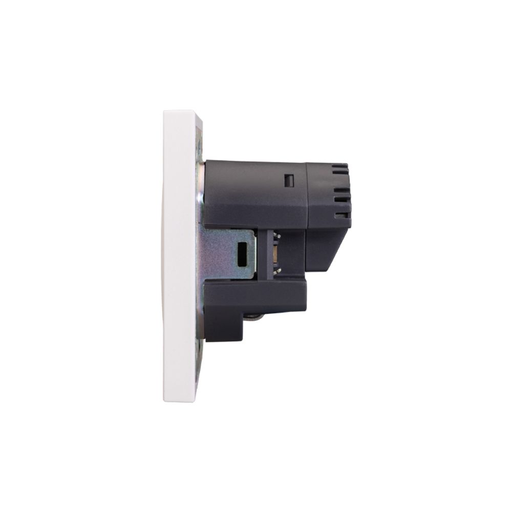Розетка STRONG 1-ая с/з с/у з/ш 16А с USB A+C быстрой зарядки 5В/3А жемчуг KRANZ