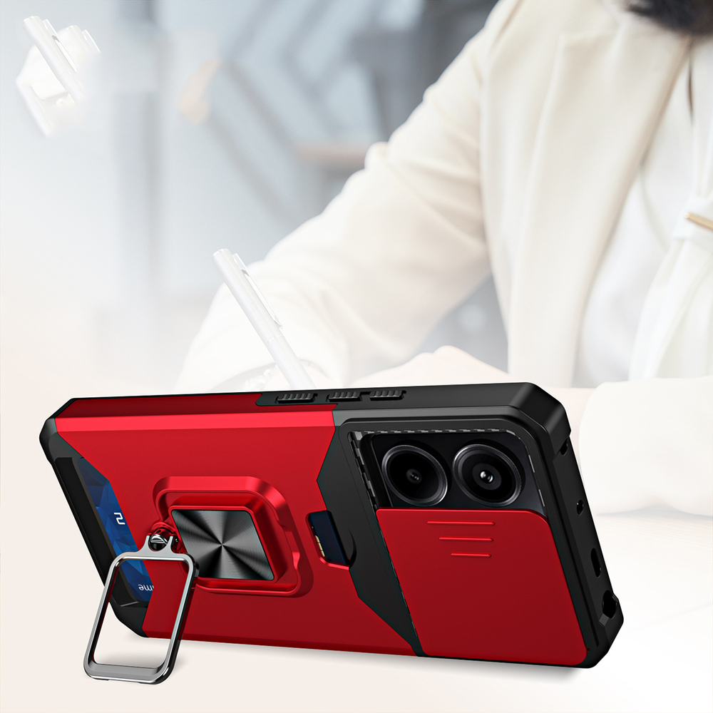 Противоударный чехол Сard Reader Case для Poco X6
