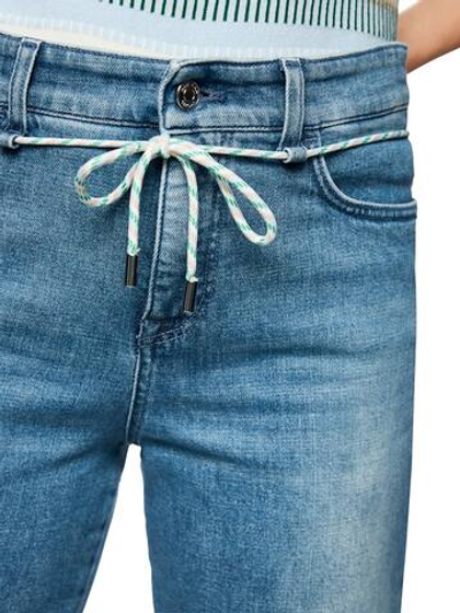 Marc Cain Джинсы укороченные с поясом в виде шнурка