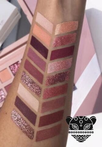 Палетка стойких теней для век основных базовых нюдовых матовых оттенков и шимеров 18 цветов