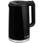 Чайник из нержавеющей стали 1,7л «ENERGY» черный E-208, двойной корпус