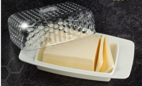 Маслёнка Мозаика 12х18х7 см/ Контейнер для масла / Контейнер для сыра
