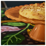 Подставка для сервировки IKEA HOSTAGILLE (ХЕСТАГИЛЛЕ), Оранжевый, 28 см