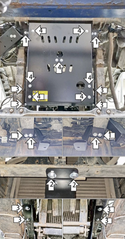 Защита MOTODOR для КамАЗ Компас 12 арт.27723