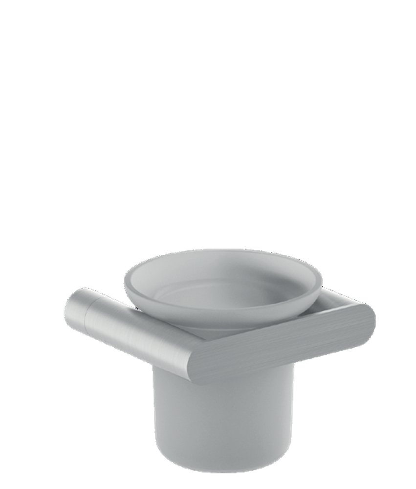 Ёршик туалетный настенный нерж. сталь/стекло VERONA 16877.B глянцевый