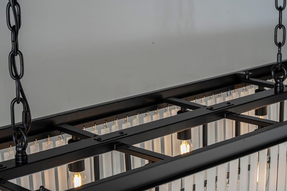 Люстра Odeon 12C/P black/frost