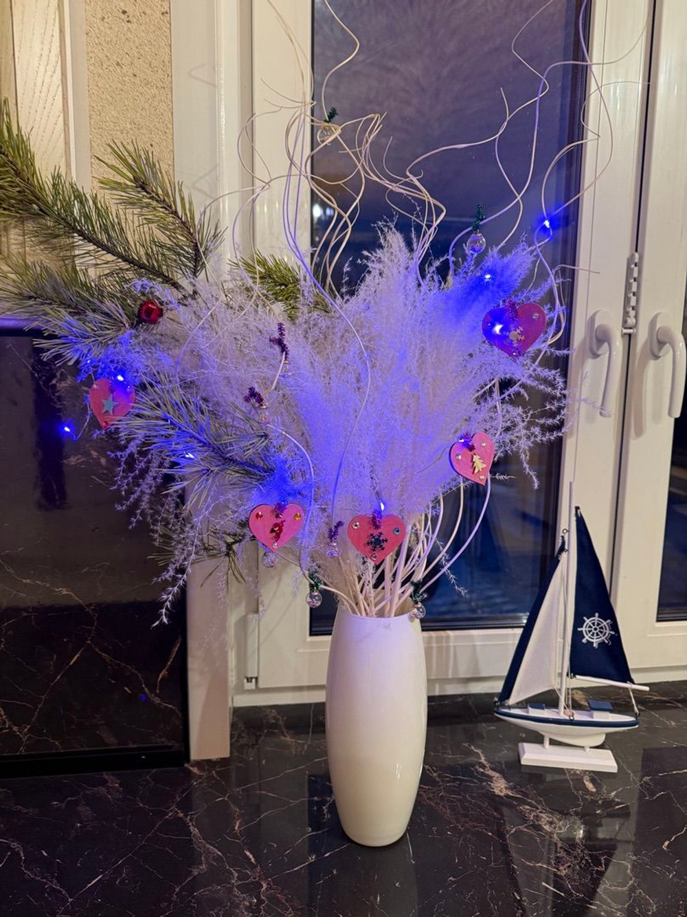 Новогодняя гирлянда своими руками "Новогодний венок"