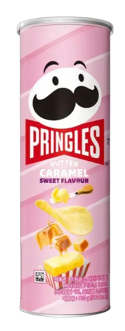 Чипсы Pringles со вкусом сливочной карамели