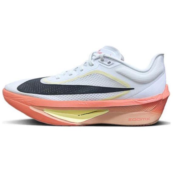 NIKE Zoom Fly 6 Беговые кроссовки Низкие Белые и оранжевые Мужские