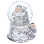 Сувенир Снежный шар «Белая сказка» 9*9*12.5 см (с музыкой и подсветкой), микс