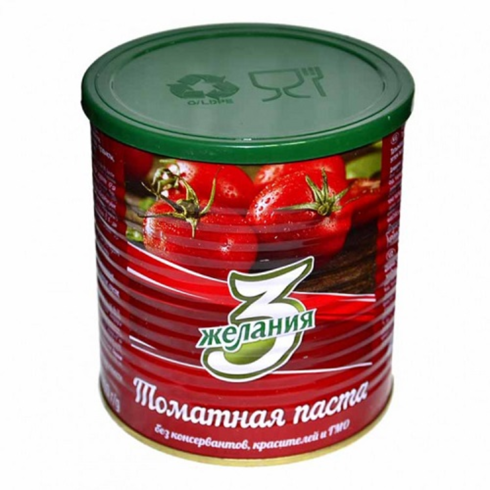 Томатная паста 3 желания 198 гр ж/б