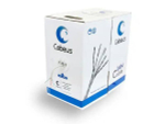Кабель витая пара U/UTP 5e кат. 4 пары Cabeus UTP-4P-Cat.5e-SOLID-LSZH-GY-LIGHT