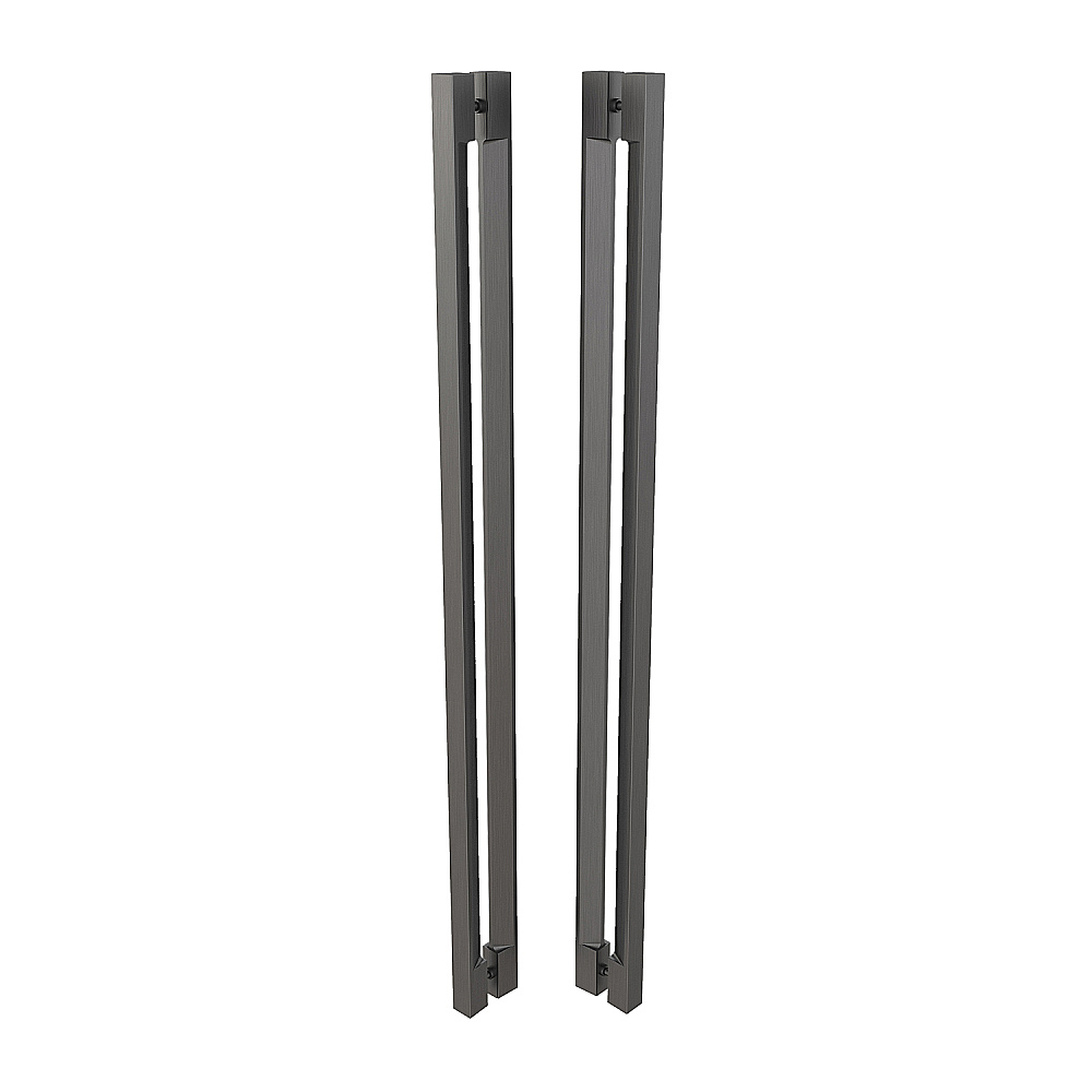 Душевой уголок Black&White Stellar Wind 90х90 12209090GM профиль оружейная сталь/стекло прозрачное