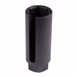 KING TONY (9AJ3222) Головка для кислородных датчиков 3/8", 22 мм, разрезная, глубокая