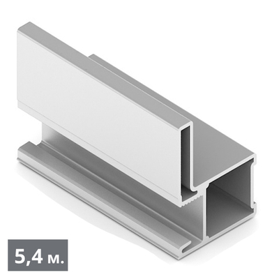 СТАНДАРТ Вертикальный профиль I (5,40 м) хром матовый (AL) (AS0639) Aristo