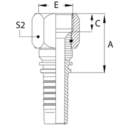 Фитинг DN 50 JIC (Г) 2.1/2