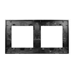 Рамка стеклянная FRM-GLARE-GS-2-BK (Arlight, -) 043797