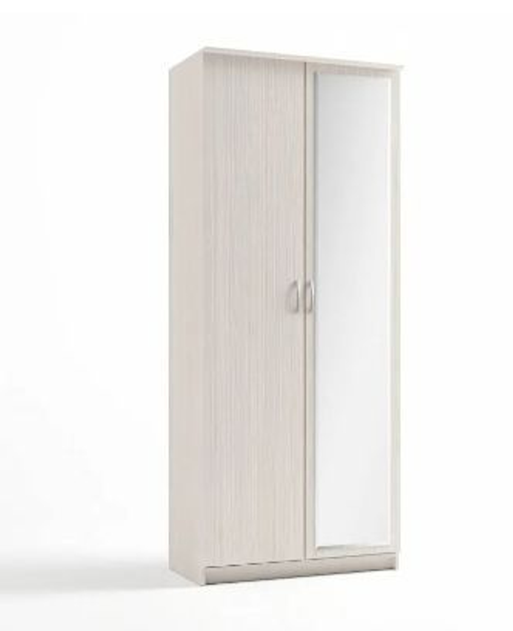 Шкаф 2-х створчатый Дуэт Люкс без зеркала Венге/дуб