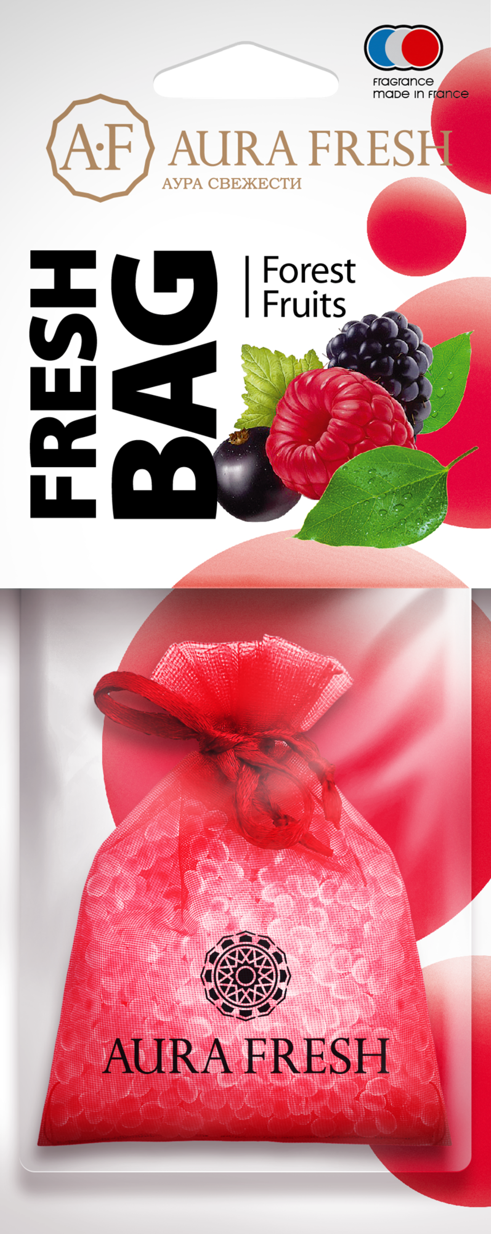 Аром-р AURA FRESH FRESH BAG FOREST FRUITS  Ароматизатор воздуха мешочек