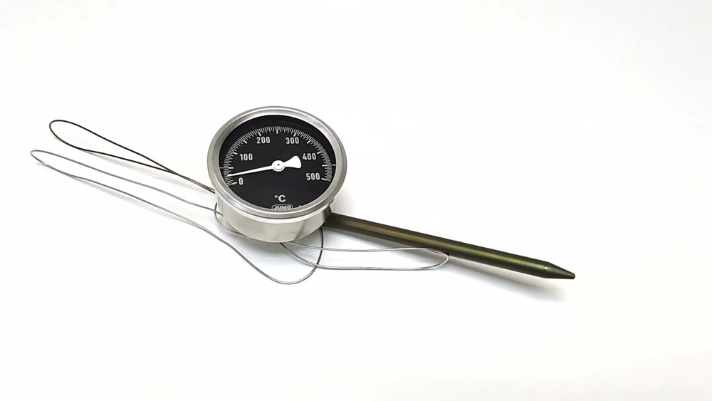 Термометр стрелочный 0-500°C ø 60 мм тип:608201/2160