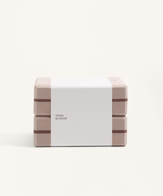 OYSHO Набор блоков для йоги, бежево-розовый