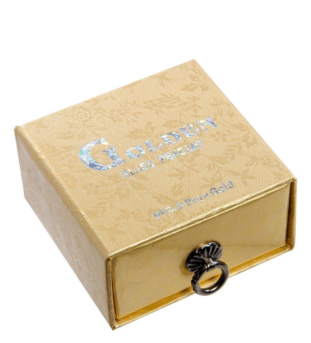 Gold Leaf HB-311 Кулон с золотом «Круг»