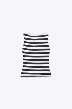ZARA ТОП В РУБЧИК, ПОЛОСКИ