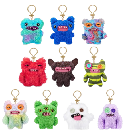 Рандомный Плюшевый брелок-монстр Fuggler Annoyed Alien